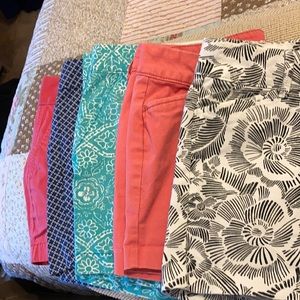 Lot of 5 pairs women’s shorts SIZE 2